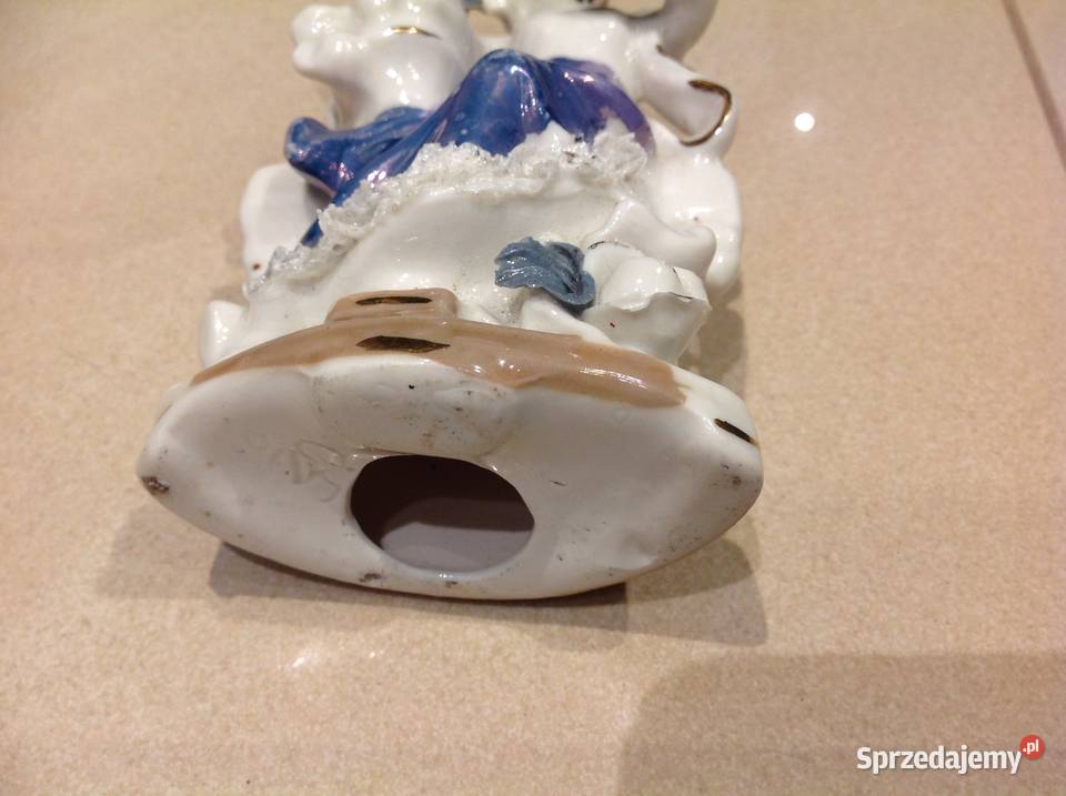 Figurka Porcelanowa STARA sygnowana Dekoracje i ozdoby Nowa Sól
