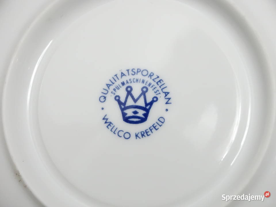 Zestaw Porcelanowy W Grochy Wellco Krefeld lubelskie Biłgoraj sprzedam