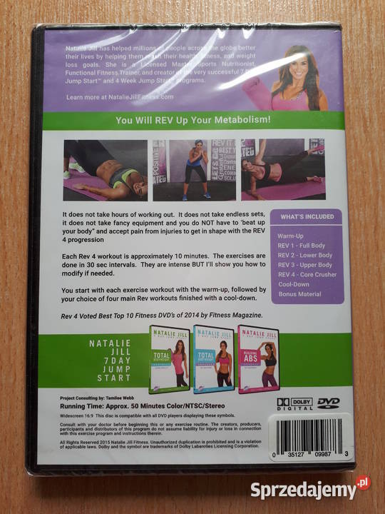 Natalie Jill Rev 4 Bodyweight Intermediate DVD Rybnik