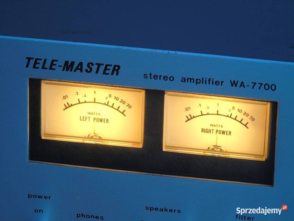 Wzmacniacz stereo TeleMaster WA7700 Vintage Jasło