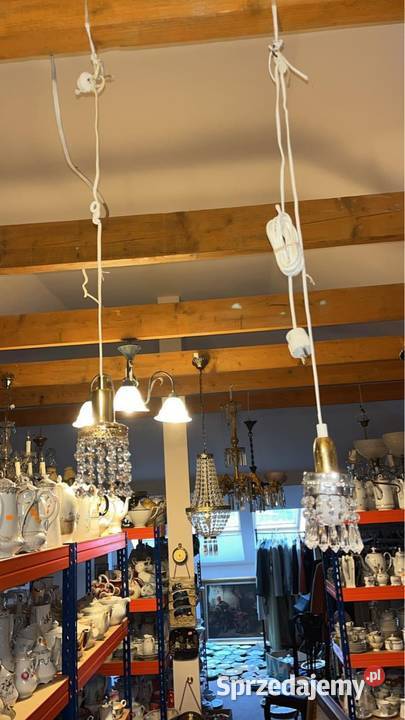 Wiszaca lampa kryształowa pomorskie Gdańsk