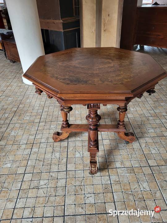 Stary stolik kawowy ośmiokątny Rybnik sprzedam