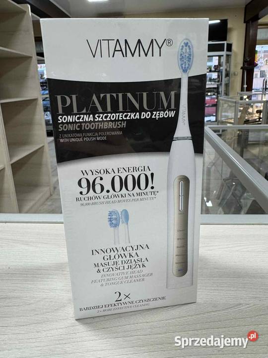 Szczoteczka soniczna VITAMMY Platinum KOMPLET Elbląg