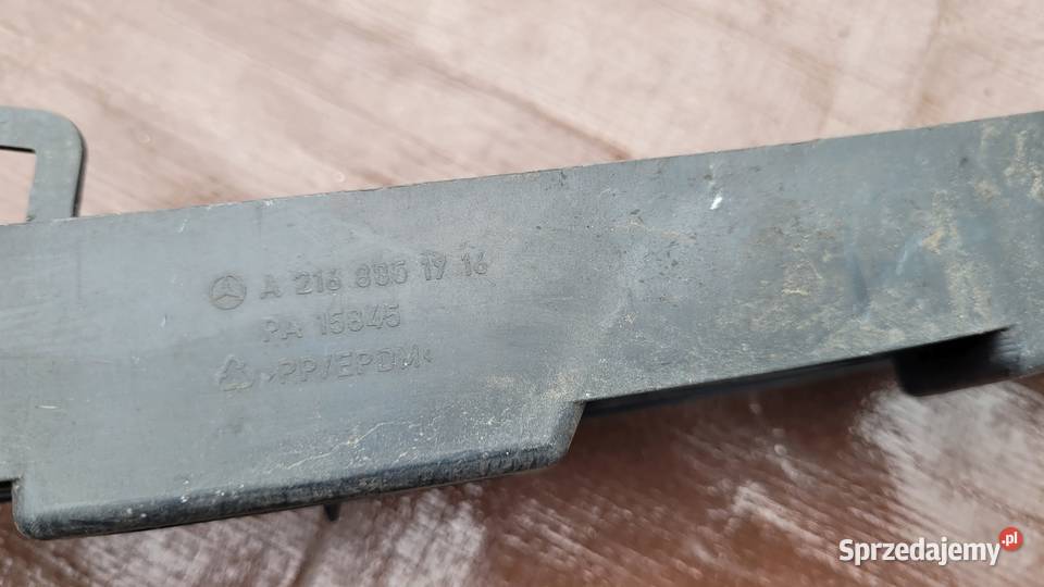MERCEDES W216 ŚLIZG ZDERZAKA PRZOD WZMOCNIENIE Ruda Śląska sprzedam