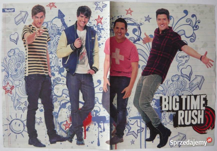 PLAKATY BIG TIME RUSH WYPRZEDAŻ ŚWIAT PLAKATÓW kujawsko-pomorskie Bydgoszcz sprzedam