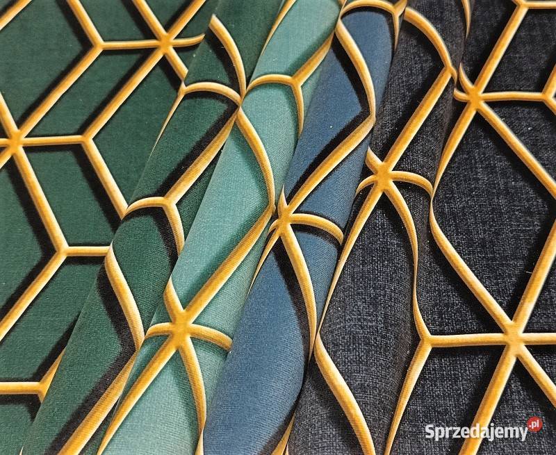 Geometrik tkanina dekoracyjna obiciowa śląskie Katowice