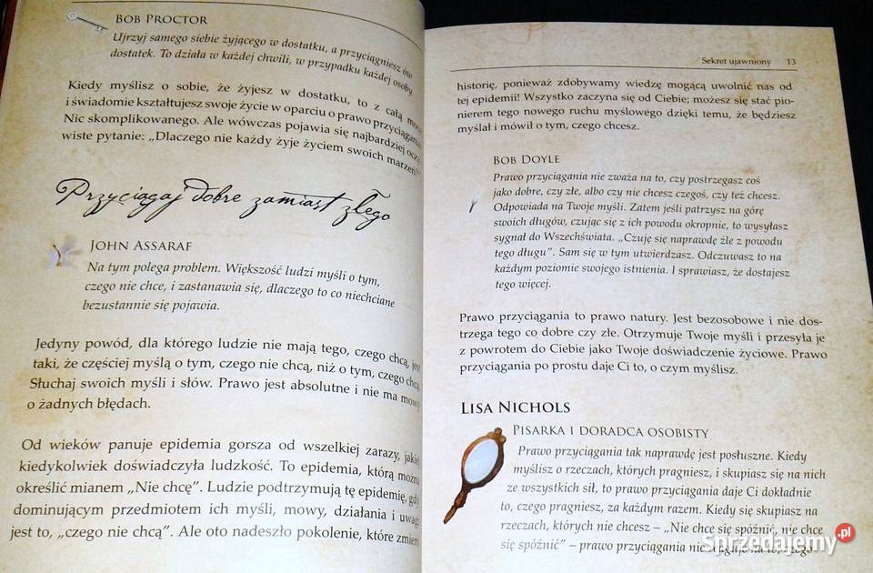 Sekret Rhonda Byrne Chełm sprzedam