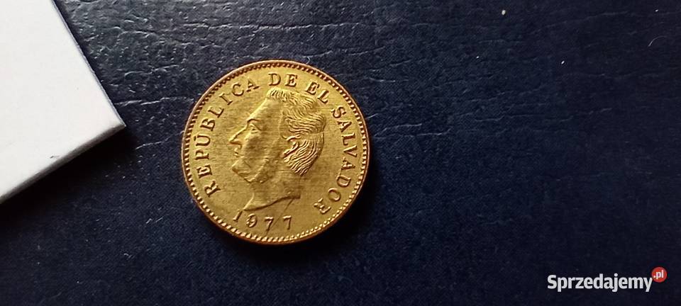 Stare monety 1 cent 1977 Salwador Lesko
