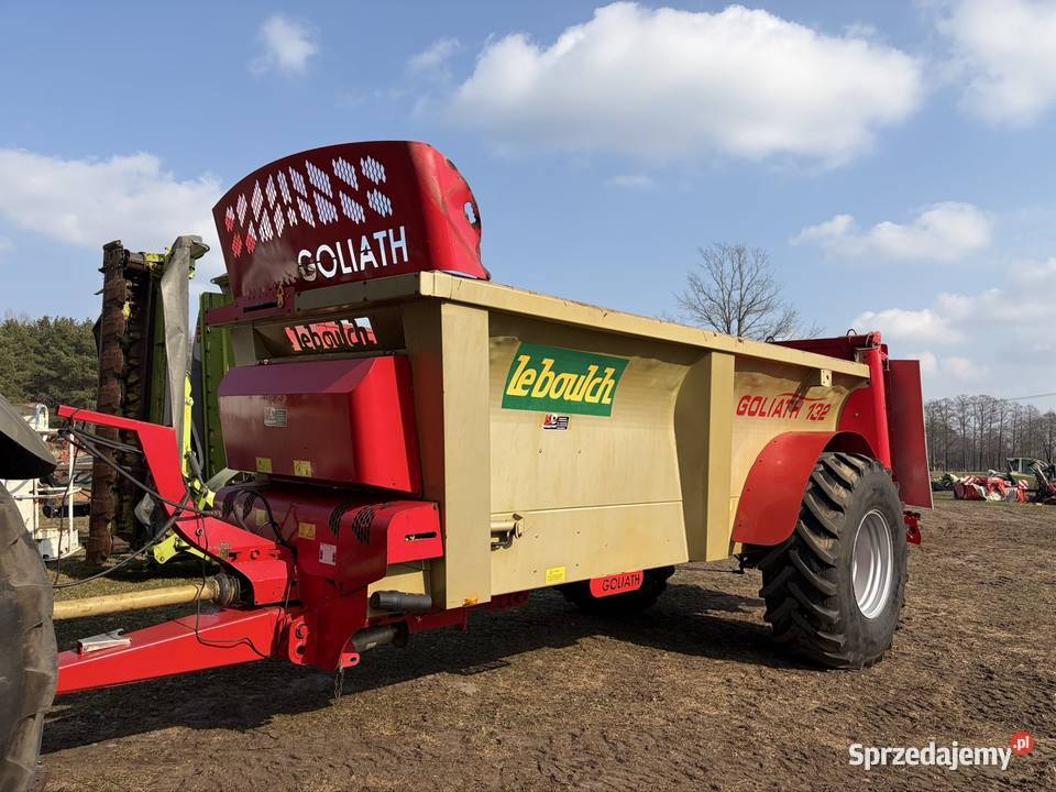 Rozrzutnik obornika Le Boulch Goliath 132 własna Myszyniec