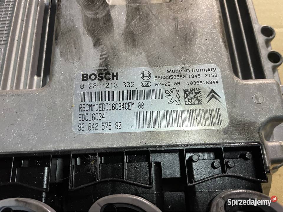 9664257580 Komputer silnika citroen c5 II 2 Komputery