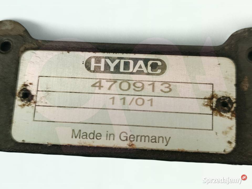 Blok zaworowy 470913 HYDAC FENDT 930 VARIO Pozostałe Wilkowo