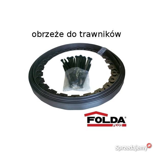 Obrzeże trawnikowe 10m kołki mocujące 20 komplet Poznań