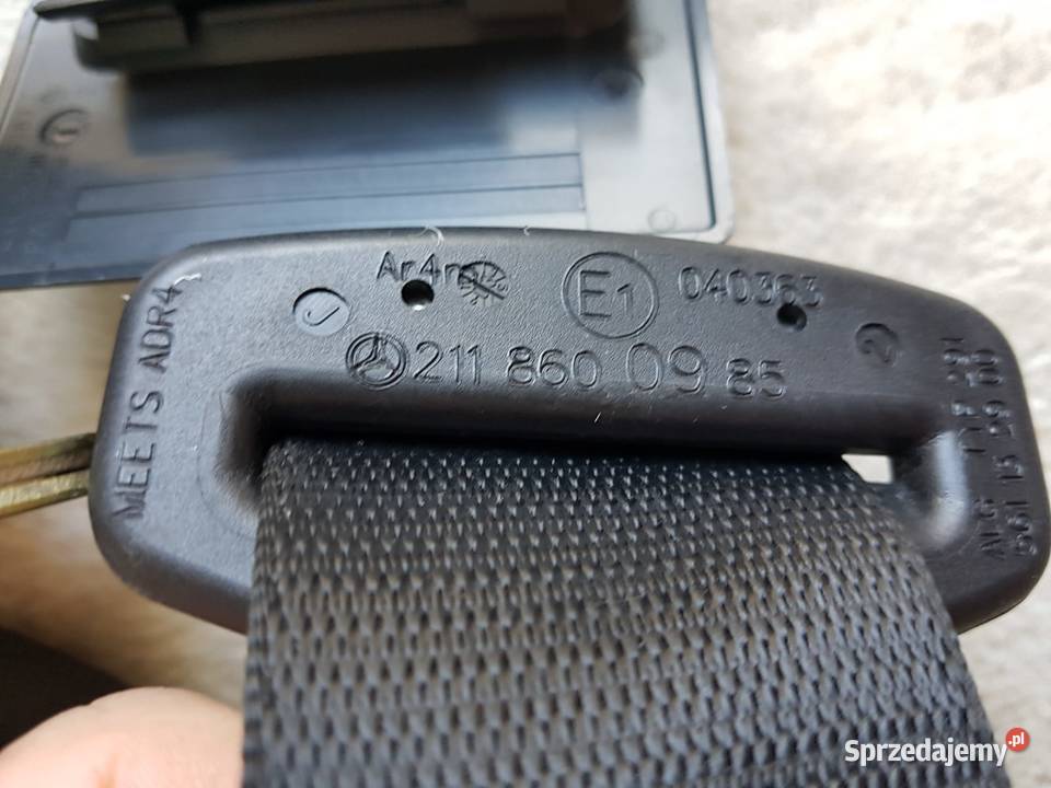 Pas bezpieczeństwa tył Mercedes W211 pasy bezpieczeństwa