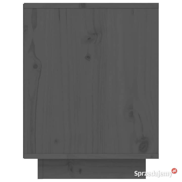 Szafka na buty szara 60x34x45 lite drewno Warszawa