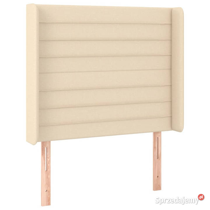 Zagłówek do łóżka z LED kremowy 93x16x118128 sprzedam