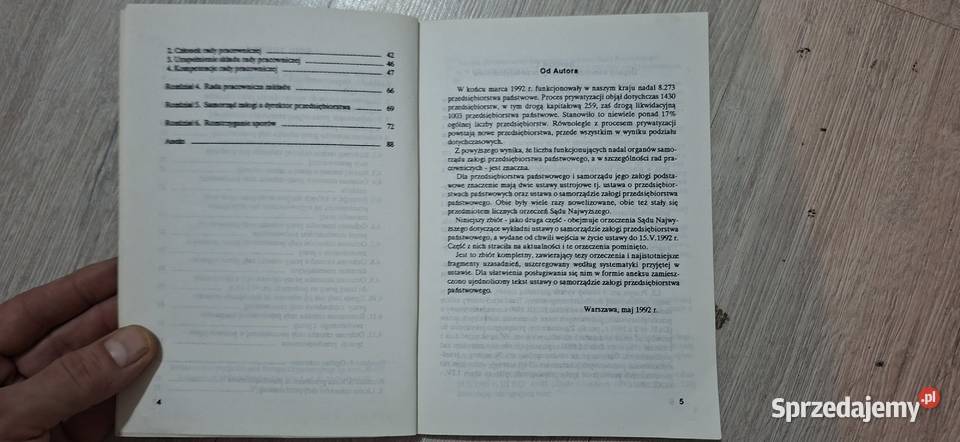 Vademecum zarządzania PRL unikatowe wydanie 1992 wielkopolskie Łęczyca