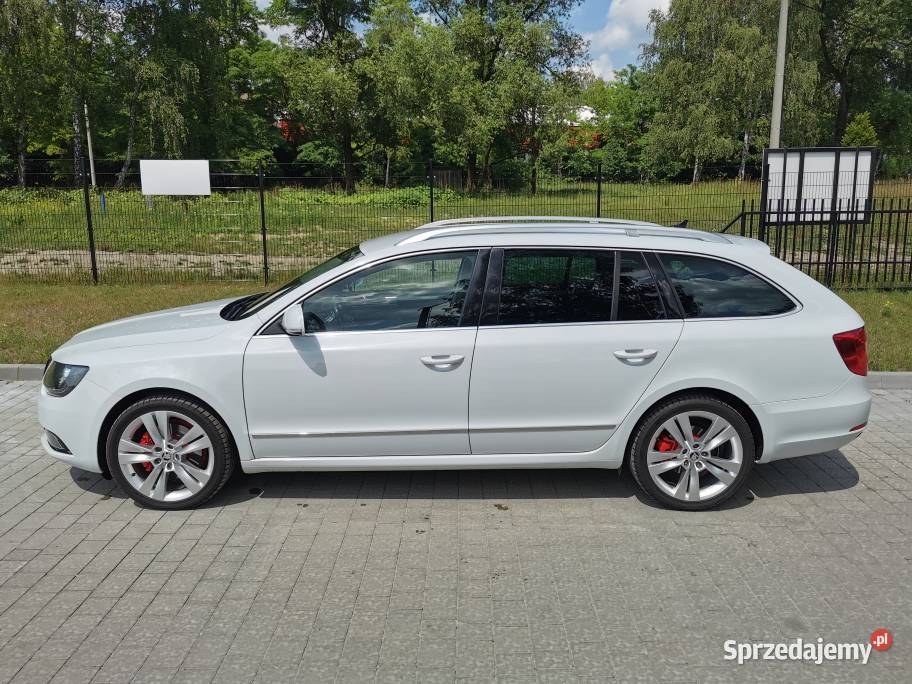 Skoda Superb II 20 tdi 170 2015r biała perła 170KM Chrzanów