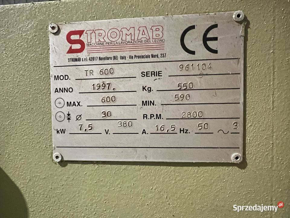 Piła poprzeczna Stromab TR600 Juszczyn