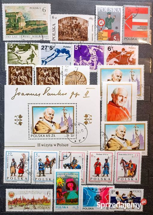 Znaczki polskie 1983 kasowane sprzedam