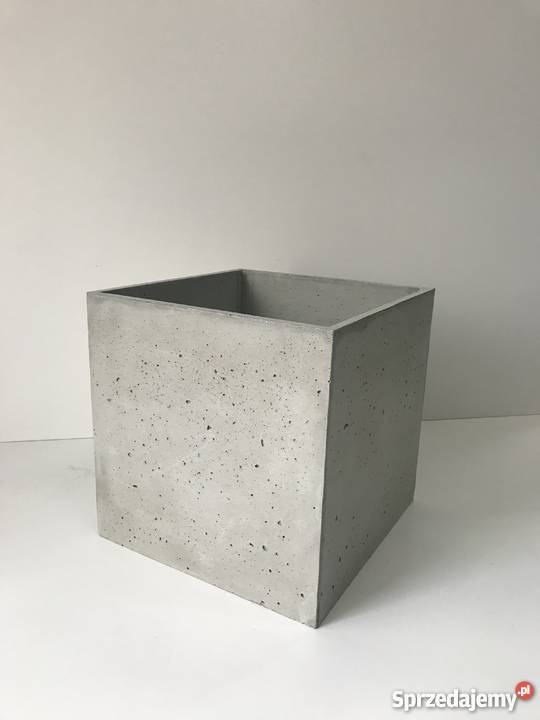 Donica betonowa 50x50x50 Donice betonowe beton wielkopolskie Rawicz