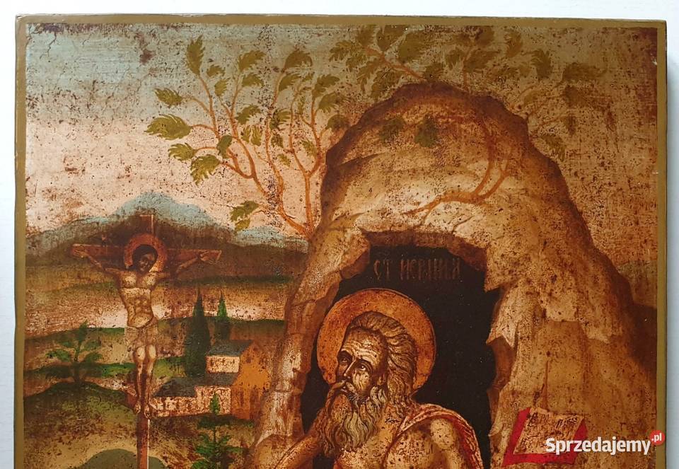 Ikona Święty Hieronim ze Strydonu XXw 103 Warszawa
