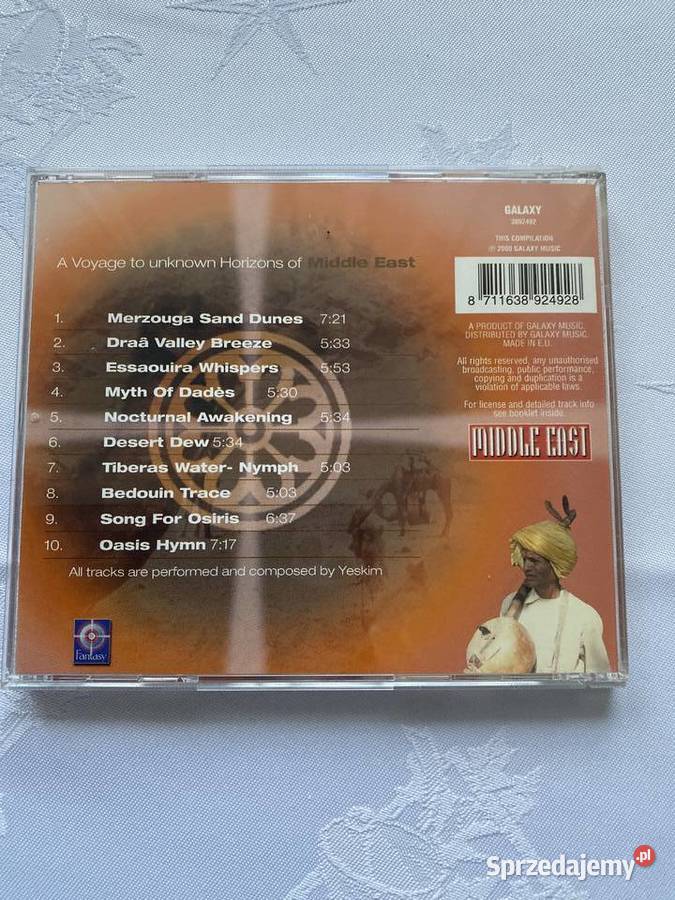 MIDDLE EAST muzyka relaksacyjna na plycie CD Lublin