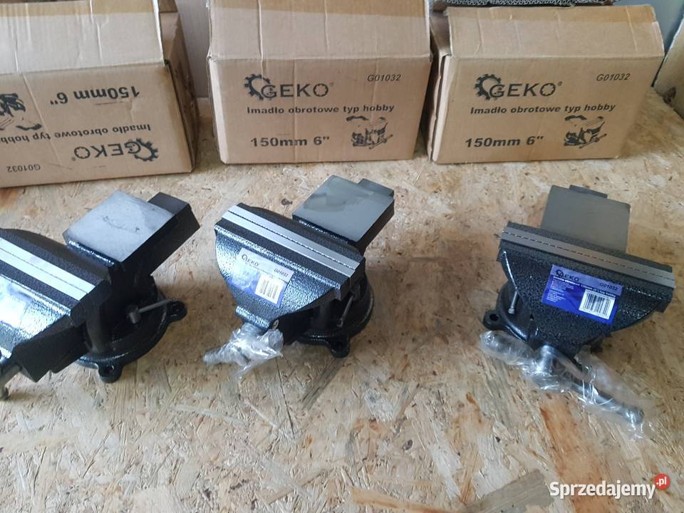 IMADŁO ŚLUSARSKIE 150mm OBROTOWE Z KOWADŁEM GEKO Głogowa