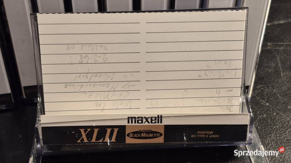 B2 10 Kaseta magnetofonowa Maxell XL II 90 Muzyka Pruszków sprzedam