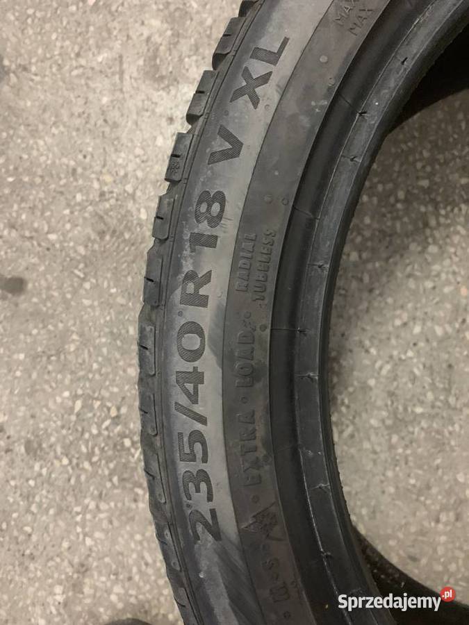 Opona używana 23545R18 continental wielosezon 2 podlaskie Łomża