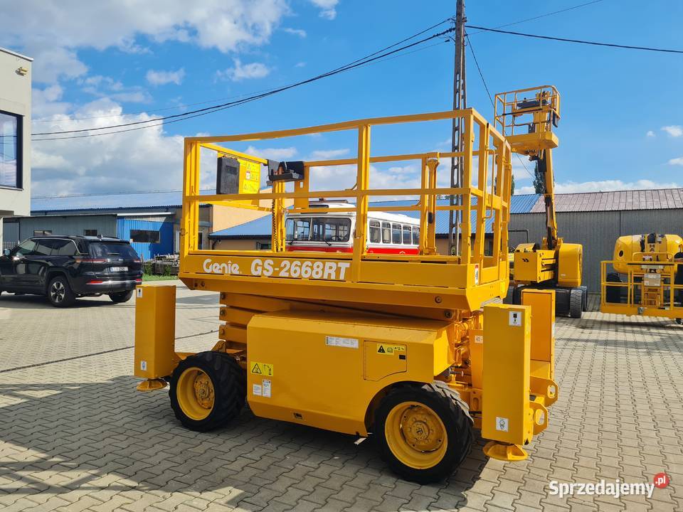 Podnośnik nożycowy spalinowy Genie GS2668RT wys Rok produkcji 2008 małopolskie Dąbrowa Tarnowska