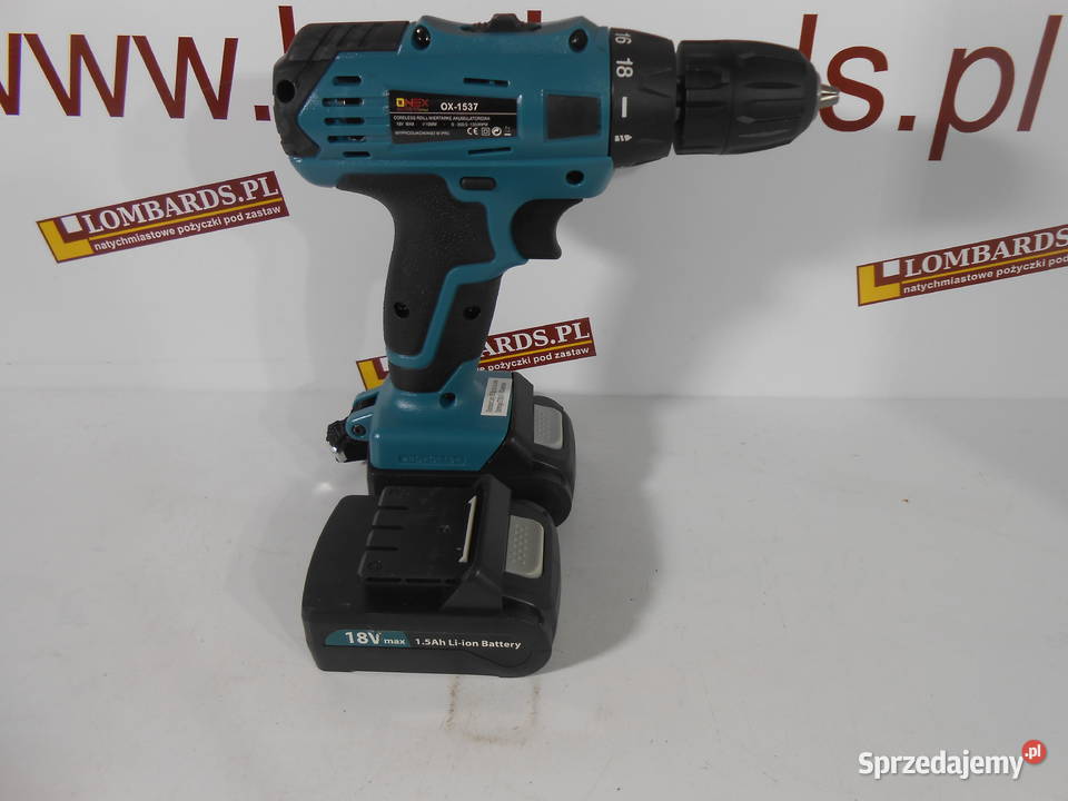 Wiertarkowkrętarka akumulatorowa Onex Katowice