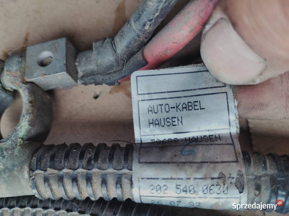 Przewód plusowy akumulatora mercedes 440