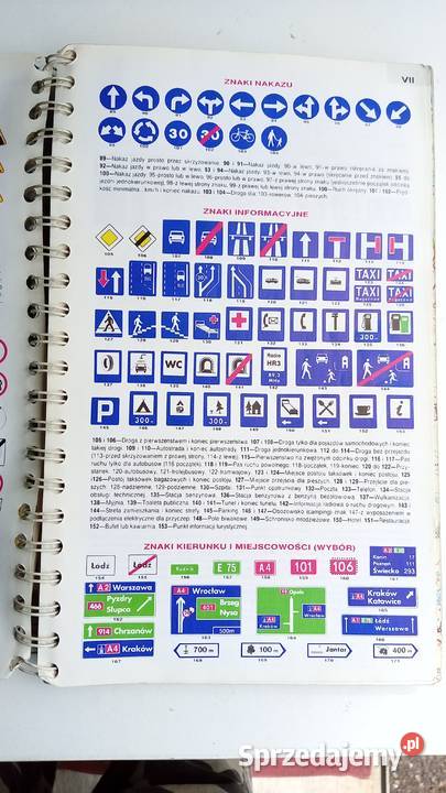 Atlas samochodowy z okresu CPN z prl Pozostałe Wałbrzych