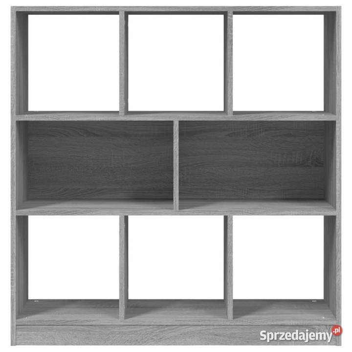 Regał na książki szary dąb sonoma 975x295x100 mazowieckie Warszawa