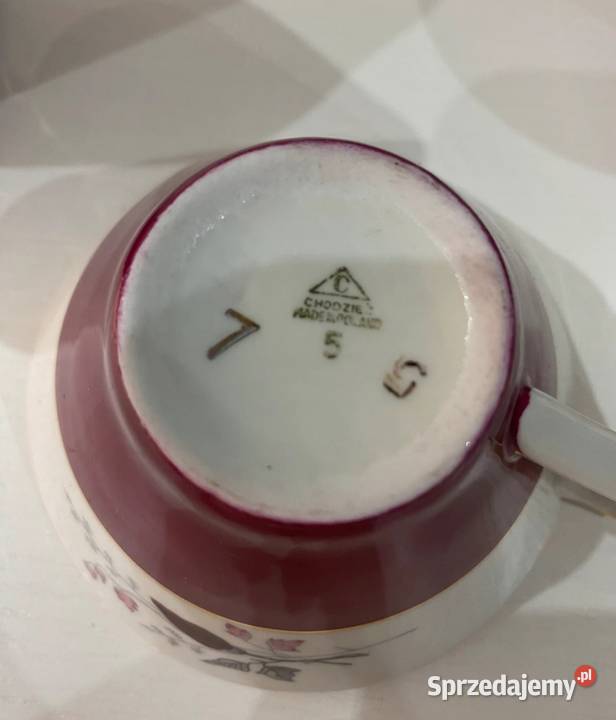 Zestaw kawowy Ćmielów Porcelana i szkło Antyki, Sztuka, Kolekcje Łódź