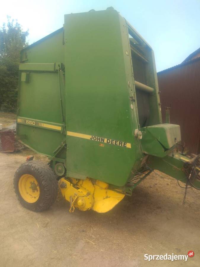 Prasa John Deere 550 lubelskie Żółkiewka-Osada