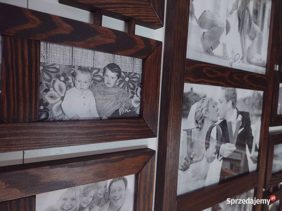 Galeria Multirama z drewna Ramka Na zdjęcia Foto Lublin