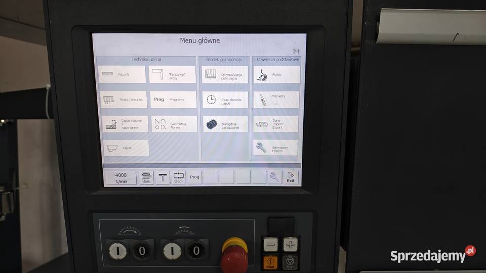 Piła formatowa Altendorf F45 Elmo Drive Top Produkcja Tomaszów Mazowiecki