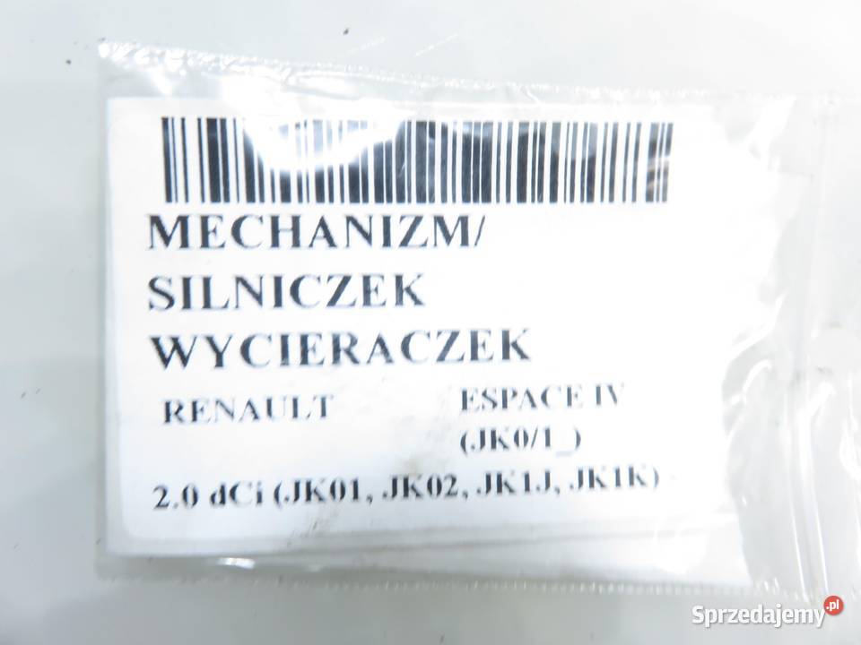 MECHANIZM WYCIERACZEK RENAULT ESPACE IV małopolskie