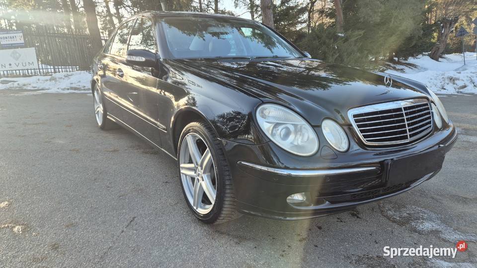 MERCEDES E350 CGI 4MATIC W211 SUPER STAN NISKI garażowany Dobranowice sprzedam