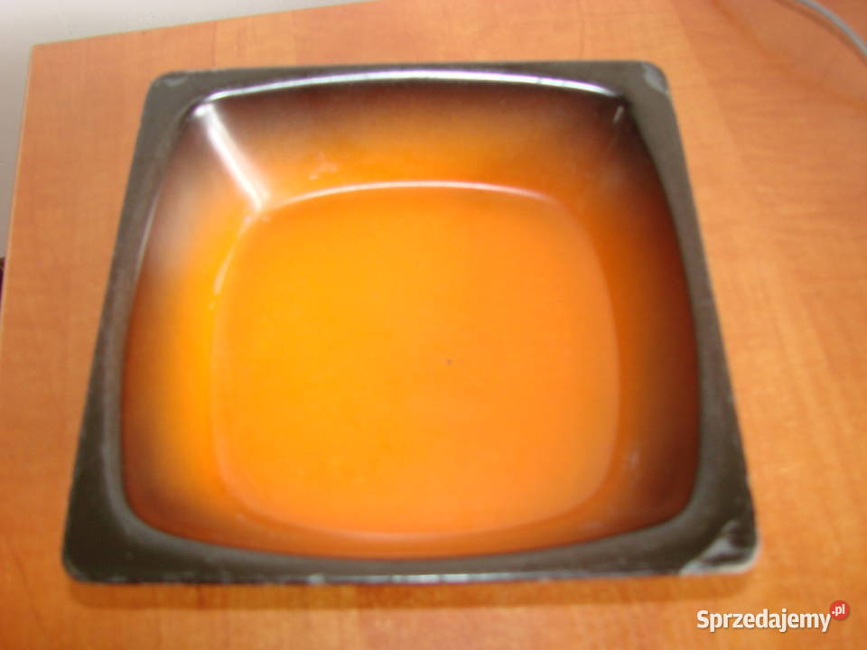 emaliowana kwadratowa miska
