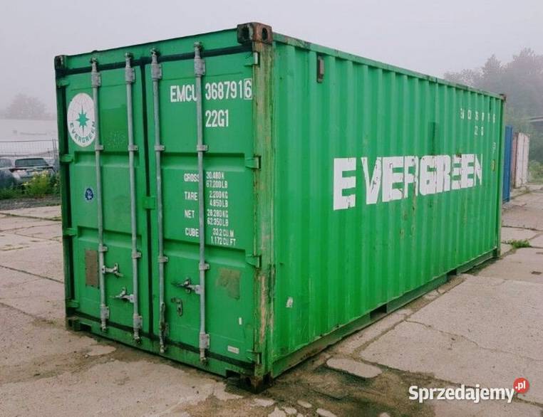 Kontener morski magazynowy 20DV 6 metrowy Łódź