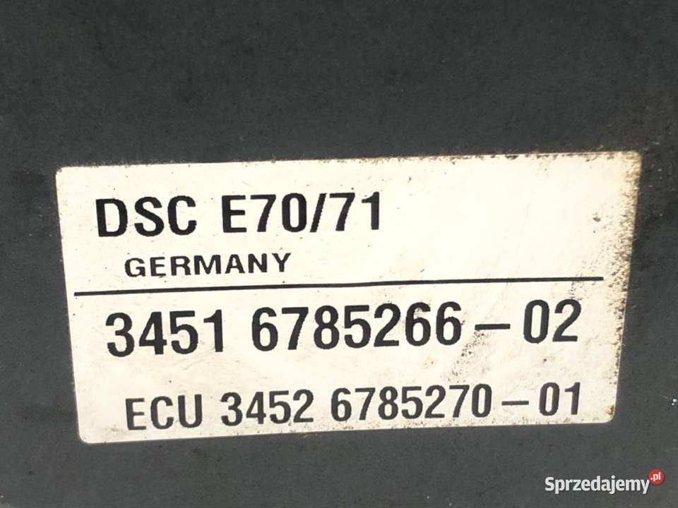 POMPA ABS BMW E70 6785266 30 272 0613 Układ ABS i ESP sprzedam