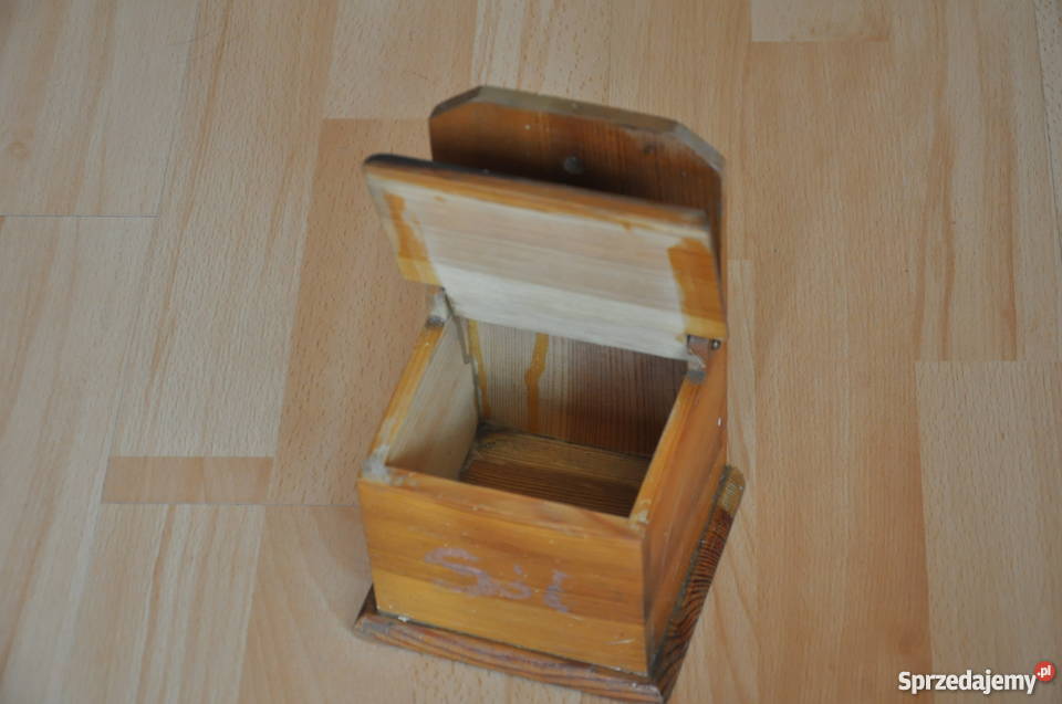 drewniana solniczka starocie prl Końskie