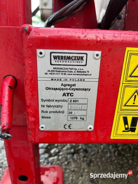 Otrząsarka do wiśni Maja Weremczuk Do owoców