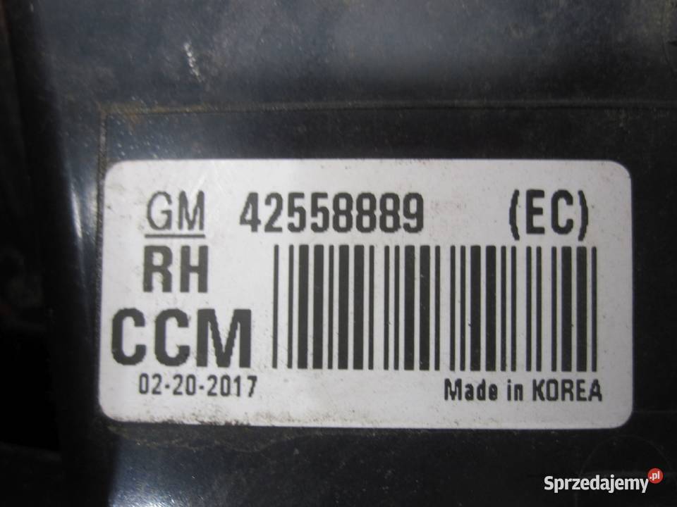 MOKKA 16 18r lampa prawa tył 42558889 sprzedam