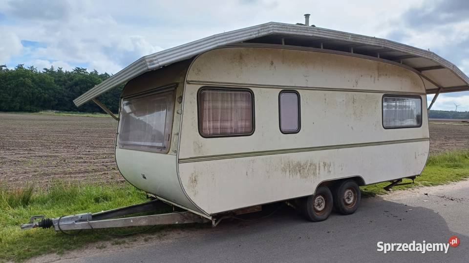 przyczepa kempingowa campingowa kemping DOMEK Międzybrodzie Bialskie