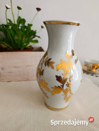 Vintage wazon porcelanowy Ćmielów lata 60 PRL sprzedam