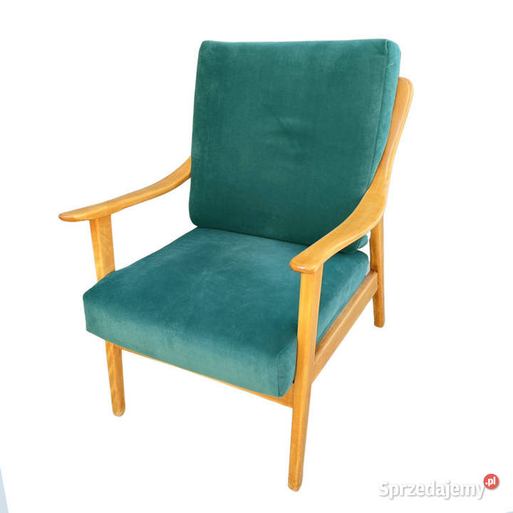 Modernistyczny fotel klubowy Casala Niemcy lata Warszawa