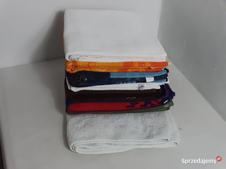 Zestaw 10 solidnych ręczników bawełnianych Różne lubelskie Biłgoraj